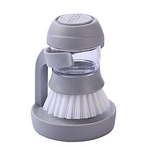 Щітка для миття з диспенсером для мийного засобу. Щітка для миття посуду з дозатором (100), фото 2