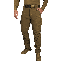Штани тактичні демісезонні SoftShell Stalker Vent Mesh койот, фото 3