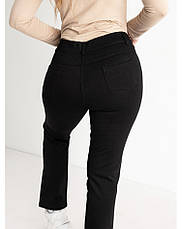 Зимові джегінси, джинси з поясом на гумці жіночі на флісі, є великі розміри BSZZ, фото 5