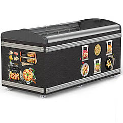 Морозильний ларь 800 л TITAN 1.85, морозильна бонета, торгова морозильна скриня, морозилка з розпашними дверима