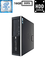 Компьютер HP Compaq Elite 8300 SFF/Intel Core i5-3470 3.20GHz/16GB DDR3/HDD 500GB/NVIDIA NVS 310/DP, USB 3.0.