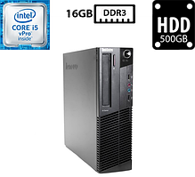 Комп'ютер Lenovo ThinkCentre M92p SFF/Core i5-3470 3.20GHz/16GB DDR3/HDD 500GB/Intel HD Graphics 2500 Б/В