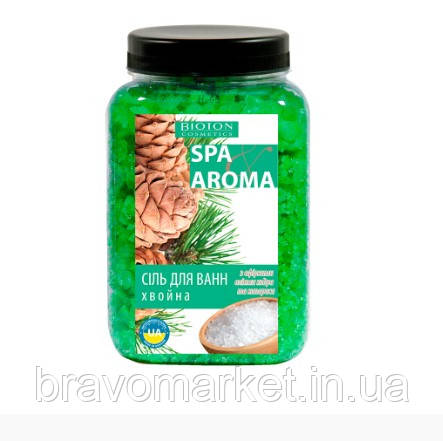 Сіль для ванн хвойна з ефірними оліями кедра і кипариса 750 г, фото 1