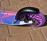 Дитячий самокат Scale Sports SS-23 Disc Біло-фіолетовий (Дискове гальмо), фото 7
