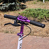 Дитячий самокат Scale Sports SS-23 Disc Біло-фіолетовий (Дискове гальмо), фото 9