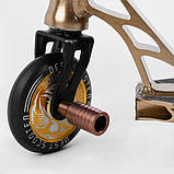 Самокат трюковий Best Scooter 26781 HIC + Пегі 2 шт Бронзовий, фото 6