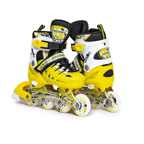 Дитячі розсувні ролики Scale Sports LF 905 Жовтий (розмір 29-33)