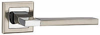 Ручка дверна PUNTO TECH QL SN/CP-3 матовий нікель/хром