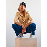 Толстовка худі Sinsay на дівчинку р.134 - 8-9 років, двонитка, петелька, фото 2