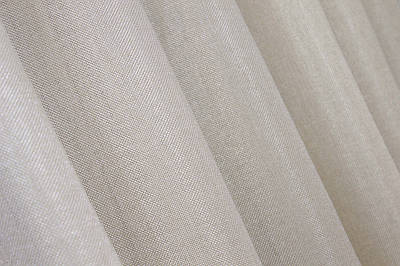 Однотонна тканина "Льон мішковина". Висота 2,8 м. Колір світло-бежевий. Код 1283ш