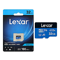 Карта памяти Lexar 32GB, Micro SD / Карта памяти для телефона / Микро сд / Карты памяти