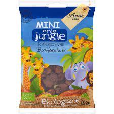 Печиво з какао органічне Mini Jungle Bio Ania, 100 гр