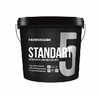 Краска для стен Farbmann Standart 5 белая 0.9л