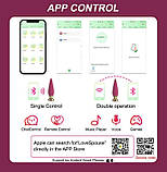 Анальна пробочка 10 режимів вібрації, з керуванням від смартфона, фото 3