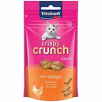 Ласощі для котів Vitakraft Crispy Crunch подушечки 60 г (м’ясо птахів)