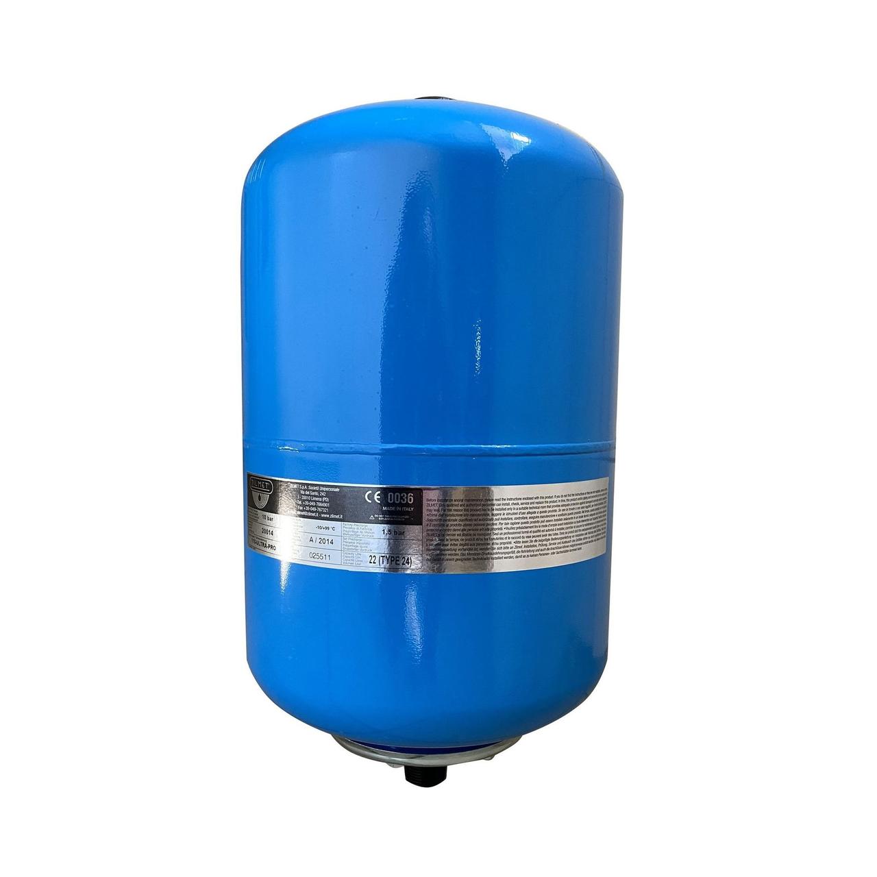 Гідроакумулятор вертикальний ZILMET ultra-pro 24л