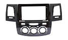 Рамка для штатної магнітоли Toyota Fortuner/Hillux Manual 2008-14 перехідна рамка для автомагнітоли рамка, фото 2