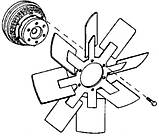 Муфта вяскозна AR96822 АНАЛОГ RE274870, re65891, re71379 муфта вент. re188987 Viscous Fan Drive, фото 3