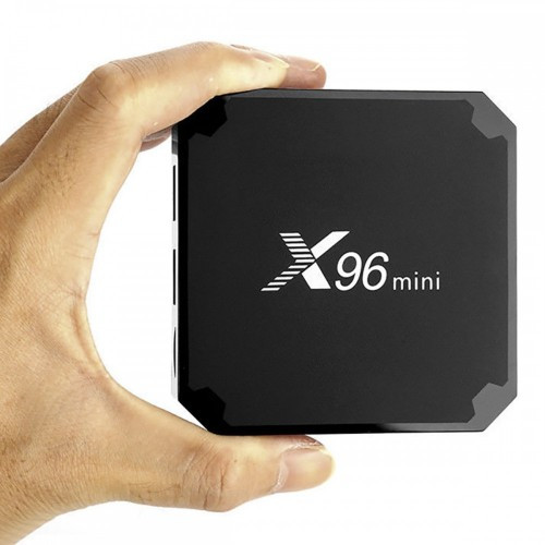 Приставка смарт тв бокс smart tv box x96 mini 4-ядерная 2Гб/16Гб андроид 7.1.2 черный 4K - фото 3 - id-p1984526222