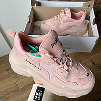 Кроссовки, кеды отличное качество Balenciaga Triple S Clear Sole Pink 2.0 Размер 37