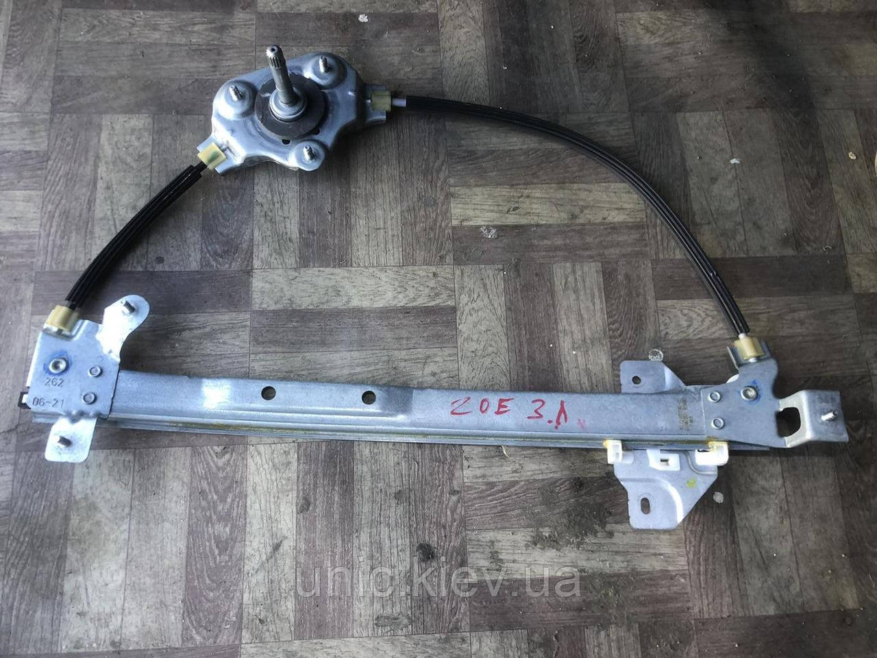 Склопідйомник задній лівий механічний Рено Зоє (Renault Zoe) б/в