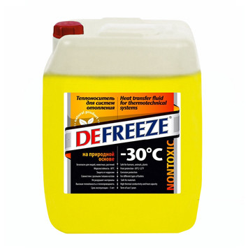 Рідина для систем опалення Defreeze -30 °C 10 л, фото 1