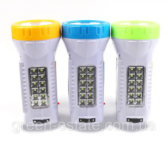 Ліхтарик ручний акумуляторний з бічним підсвічуванням