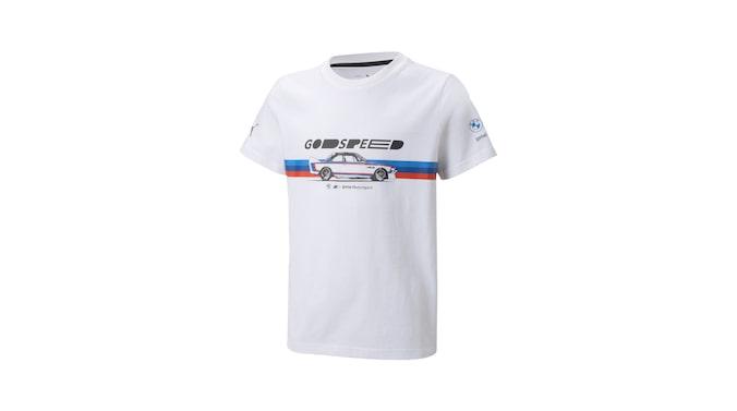 Футболка BMW M Motorsport Car д.160, біла, 80145A21741