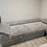 Диван прямий Каліфорнія Люкс (стандарт) рогожка бежевий, фото 6