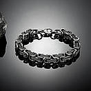 Браслет чоловічий сталевий RANGE з неіржавної медичної сталі сріблястий 16-18 cм (довжина 21 см), фото 4