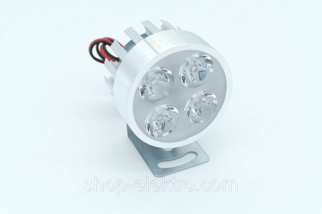 Світлодіодна фара  4W 9-85V, фото 1