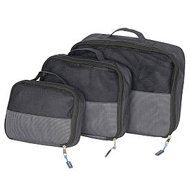 Дорожні органайзери Bo-Camp Travel Pack Cube 3 pc Anthracite
