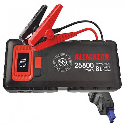 Зарядно-Пусковий Пристрій 1500А старт - 25800 mAh - 12В- "Alligator" Jump Starter JS847, фото 2