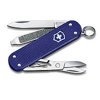 Ніж-брелок Victorinox Classic SD Alox Colors Minty Mint 58 мм, 5 функцій, Синій (0.6221.222G)