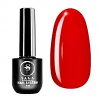SAGA professional Топ без липкого шару кольоровий RED, 9 мл
