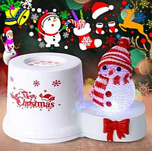 Проектор на підставці "Сніговик"