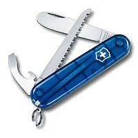 Складаний дитячий ніж Victorinox My First 84 мм напівпрозорий Синій (0.2373.Т2)