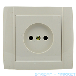 SVT-2505  Розетка 1-а внутрішня (10шт), фото 1