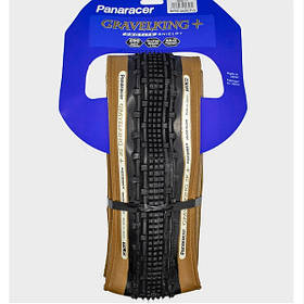 Велошина 700х35С Panaracer GravelKing SK+ Folding Black/Brown RF735-GKSK-P-D