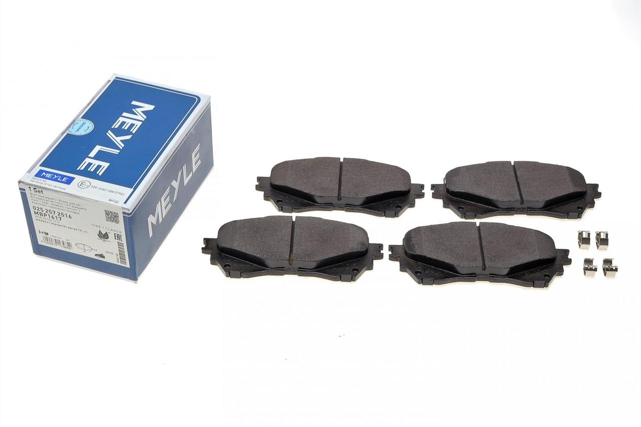 Meyle 025 257 2516 Колодки гальмівні передні Mazda 6;