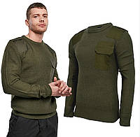 Военный свитер Brandit, тактический свитер олива, BRANDIT Bundeswehr