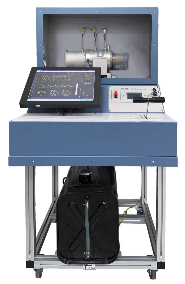 Стенд лабораторний "Тренажер із мінітурбіне" AT-13101