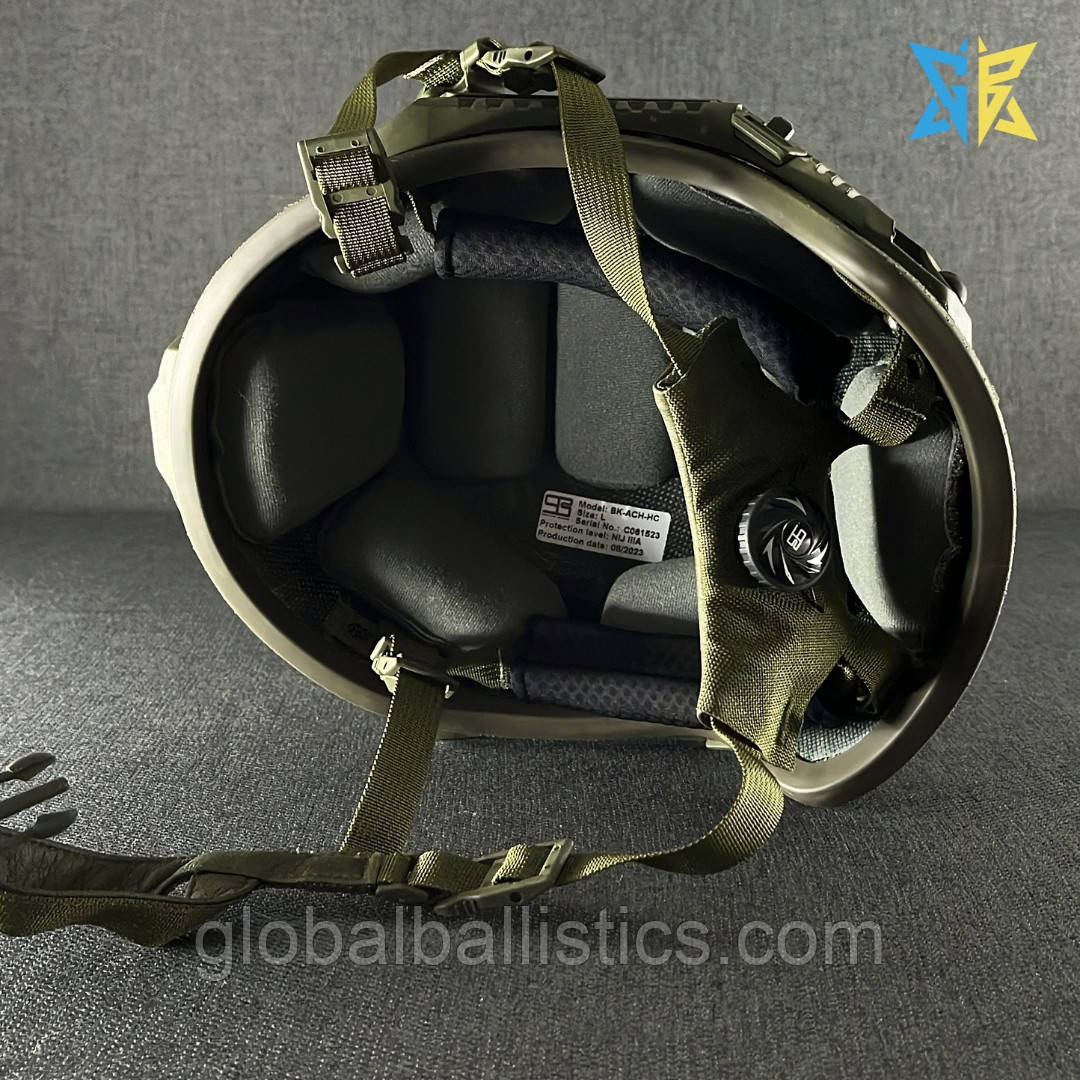 Тактический Шлем Каска Военный Sestan-Busch Helmet BK-ACH-HC Олива (M/L) от GLOBAL BALLISTICS - фото 6 - id-p1823356955