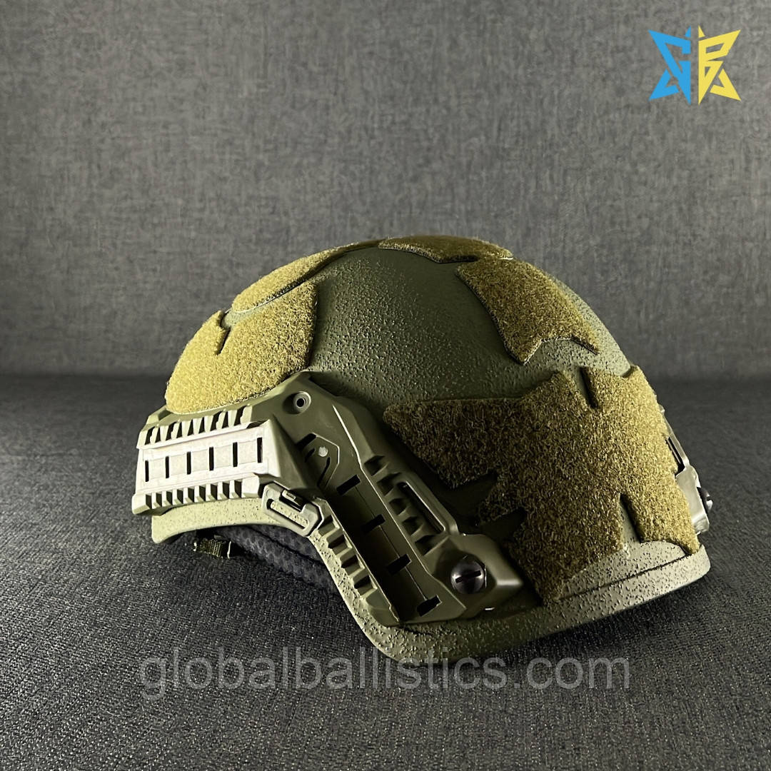 Тактический Шлем Каска Военный Sestan-Busch Helmet BK-ACH-HC Олива (M/L) от GLOBAL BALLISTICS - фото 7 - id-p1823356955