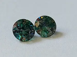 Муасаніт 1.68 ct пара VS1 2 х 6.40 mm