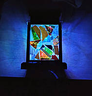 Набір мозаїки Світильник нічник від сонячної батареї вуличний підвісний чорний 30led 4 кольори