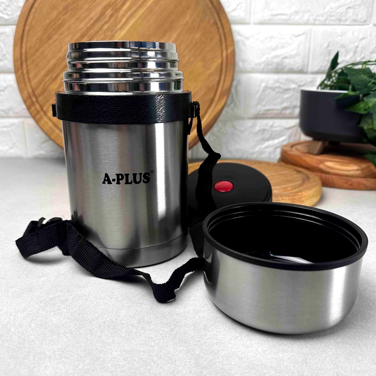 Харчовий термос із нержавіючої сталі 750 мл, 1663 А-П, фото 1