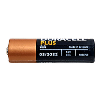 Лужні батарейки Duracell Plus АА LR6 4 штуки в блістері, паковання потужних пальчикових батарейок, фото 3