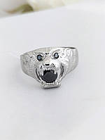 Срібний персень тигр