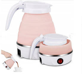 Складаний силіконовий чайник, 600 мл, ELECTRIC KETTLE, дорожній електрочайник